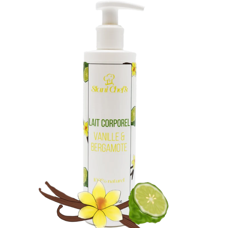 Lait corporel à la vanille et bergamote - 250ml 100% naturel