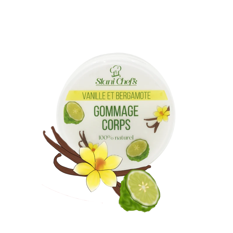 Gommage corps à la vanille et bergamote - 250ml 100% naturel