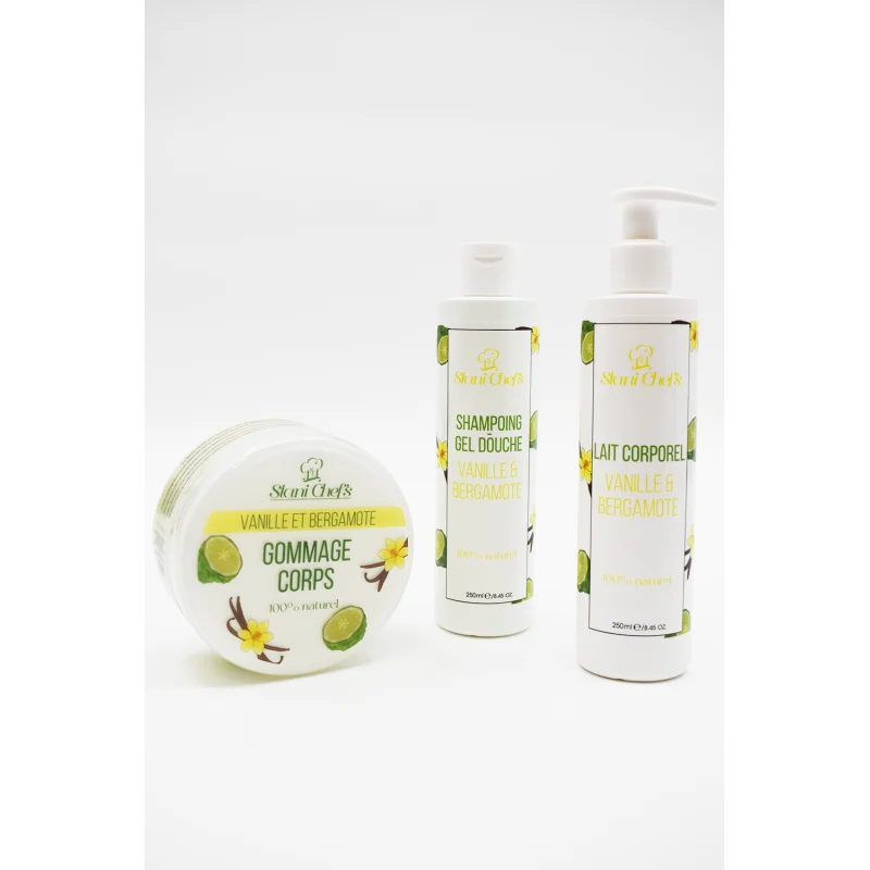 Gommage corps à la vanille et bergamote - 250ml 100% naturel