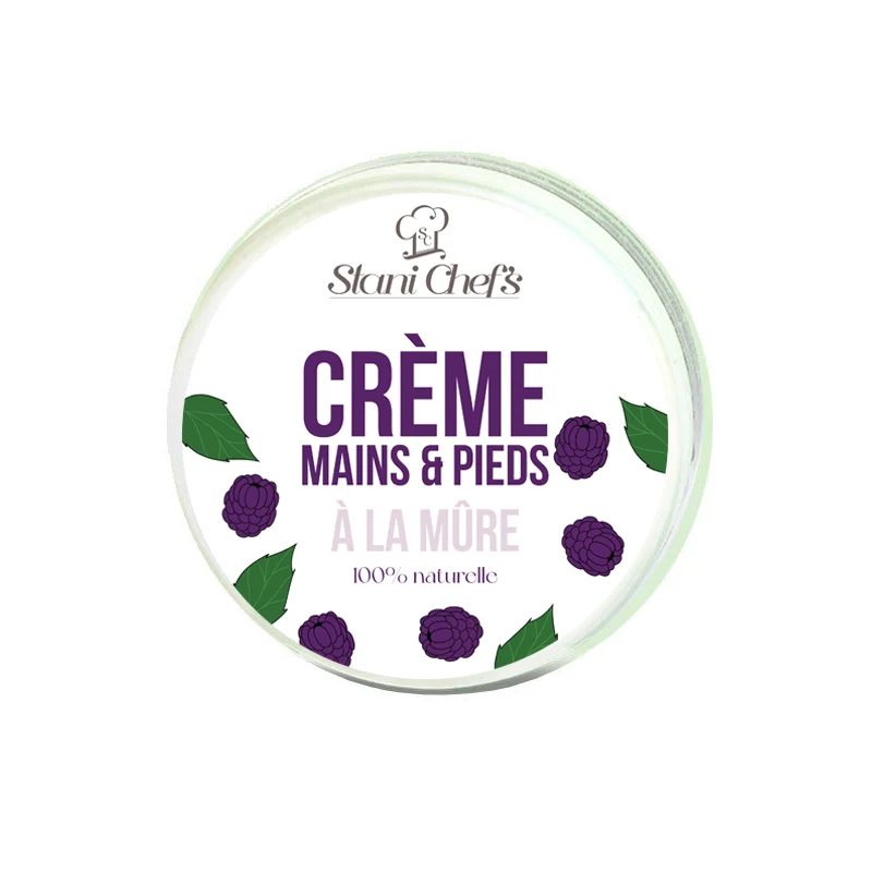 Crème mains et pieds à la mûre 100ml 100% naturelle