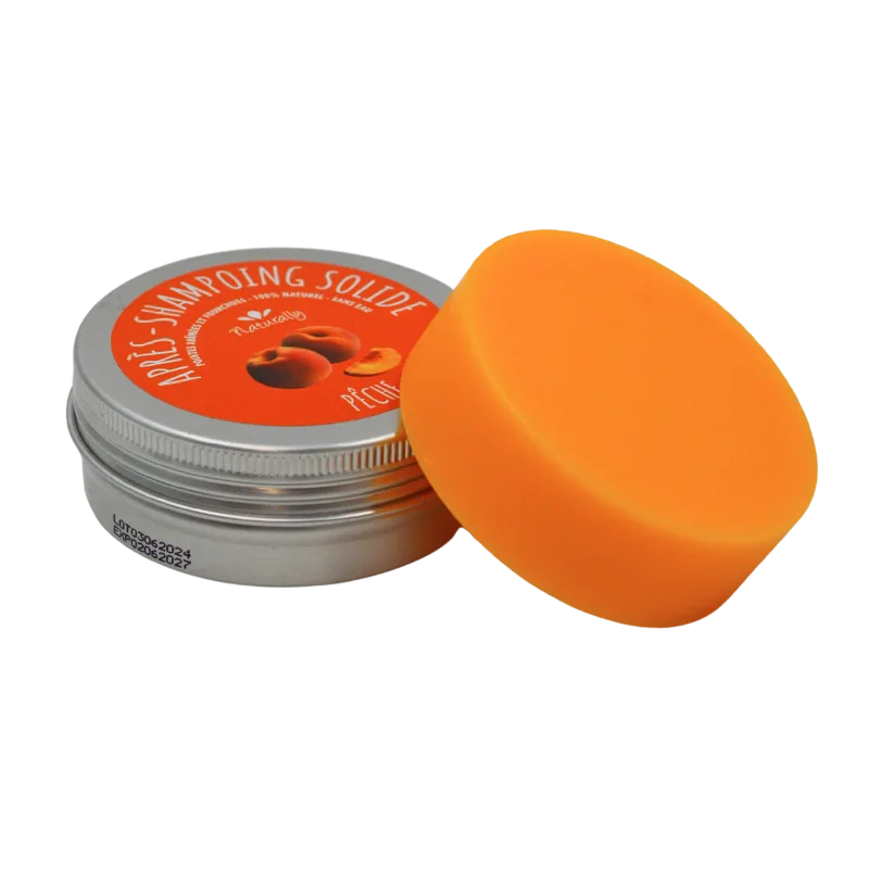 Après-shampoing solide - Pêche 50gr