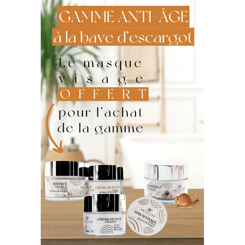 Gamme complète anti-âge - à la bave d'escargot 100% naturelle