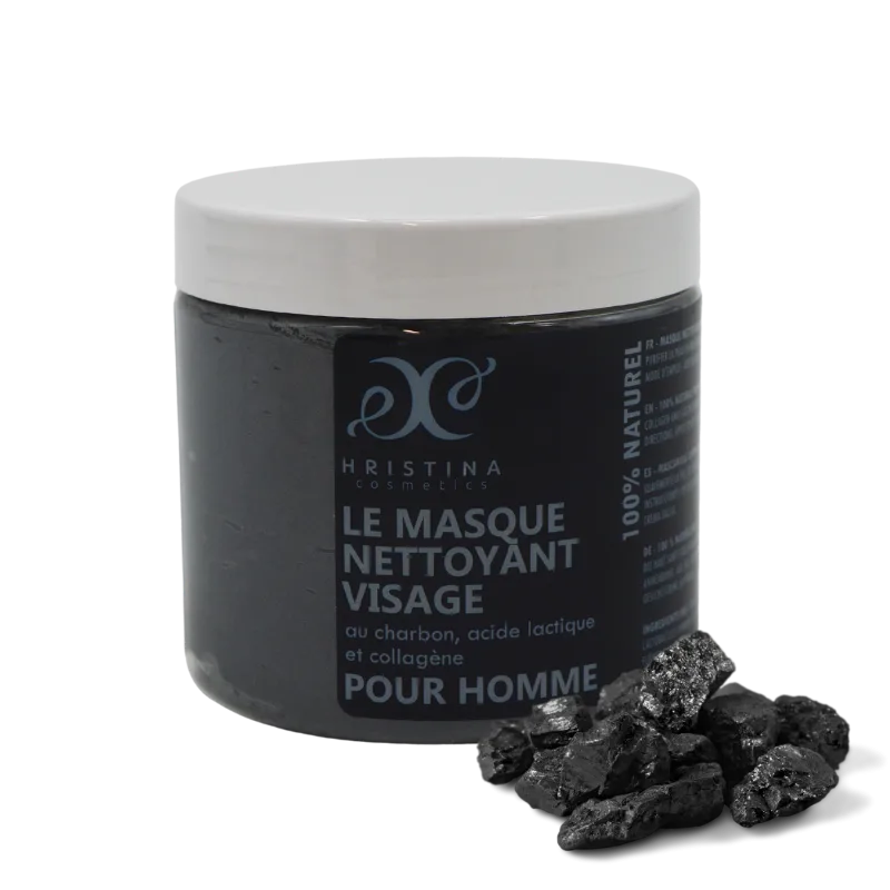 Masque nettoyant au charbon - Homme 200ml