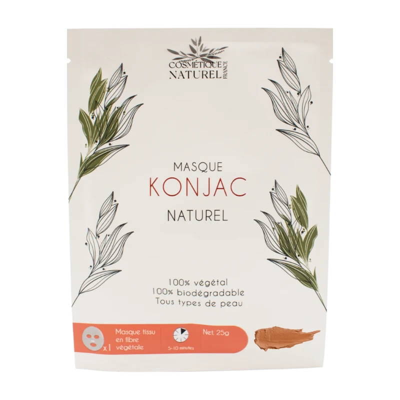 Masque konjac - Argile rouge