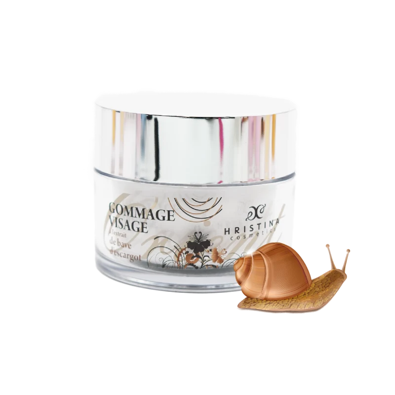 Gommage visage à base de bave d'escargot - 100ml 100% naturel