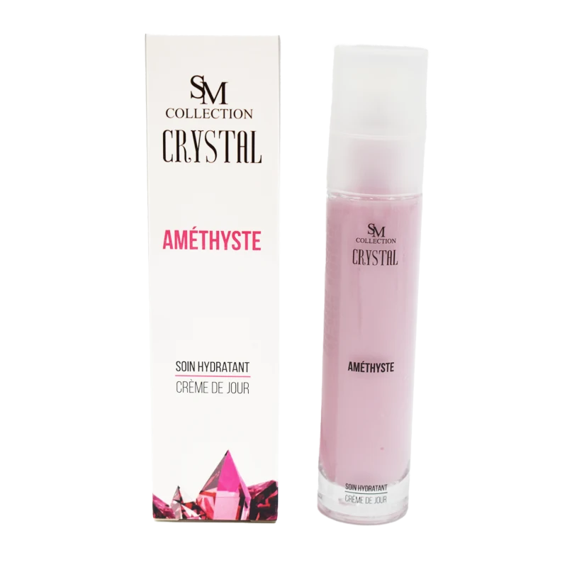 Crème de jour à la poudre d'améthyste 50ml 100% naturelle