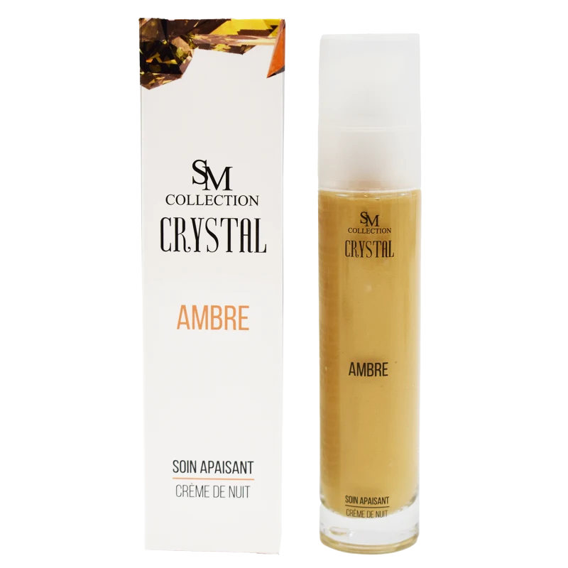 Crème de nuit à la poudre d'ambre 100% naturelle 50ml 100% naturelle