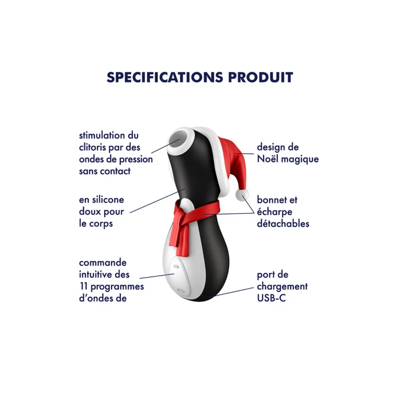 Stimulateur clitoridien Penguin oliday Edition - Satisfyer