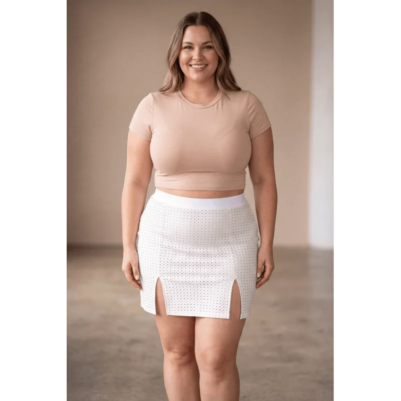 Jupe longue blanche Natacha