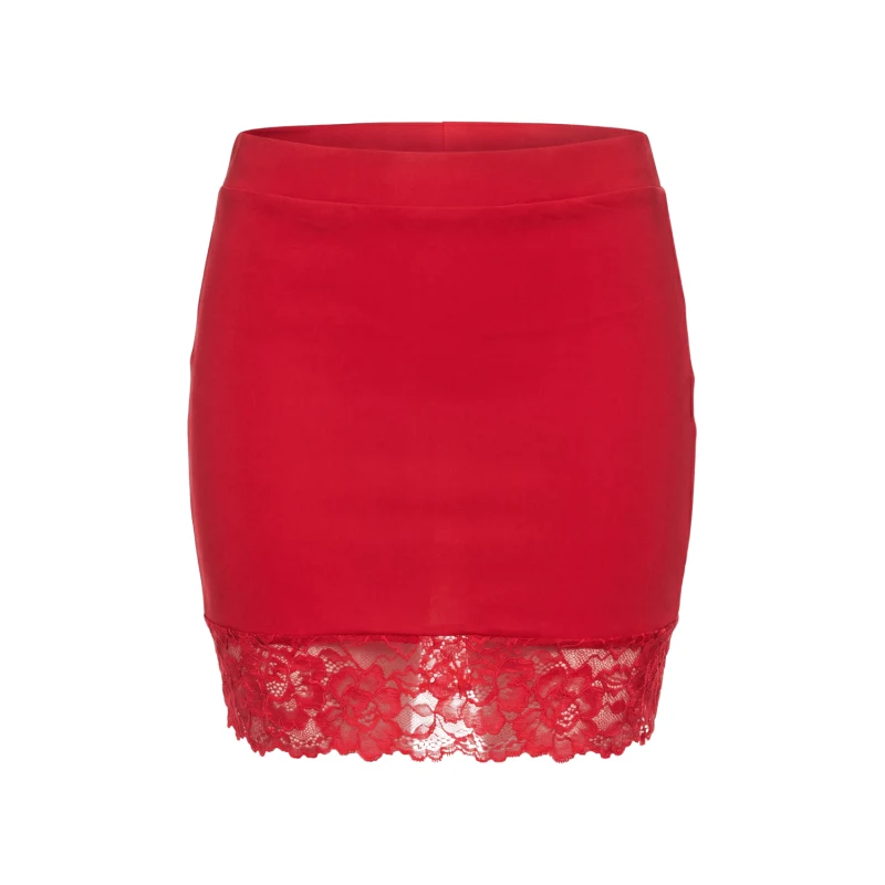 Jupe courte rouge Marina
