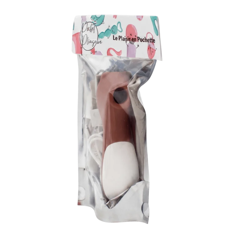 Stimulateur de clitoris Teddy Bear Pocket Pleasure + 1 dosette de lubrifiant