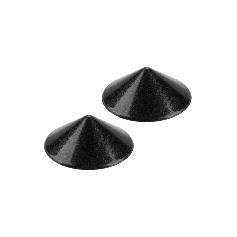 Nipple Métal noir Cache tétons cône