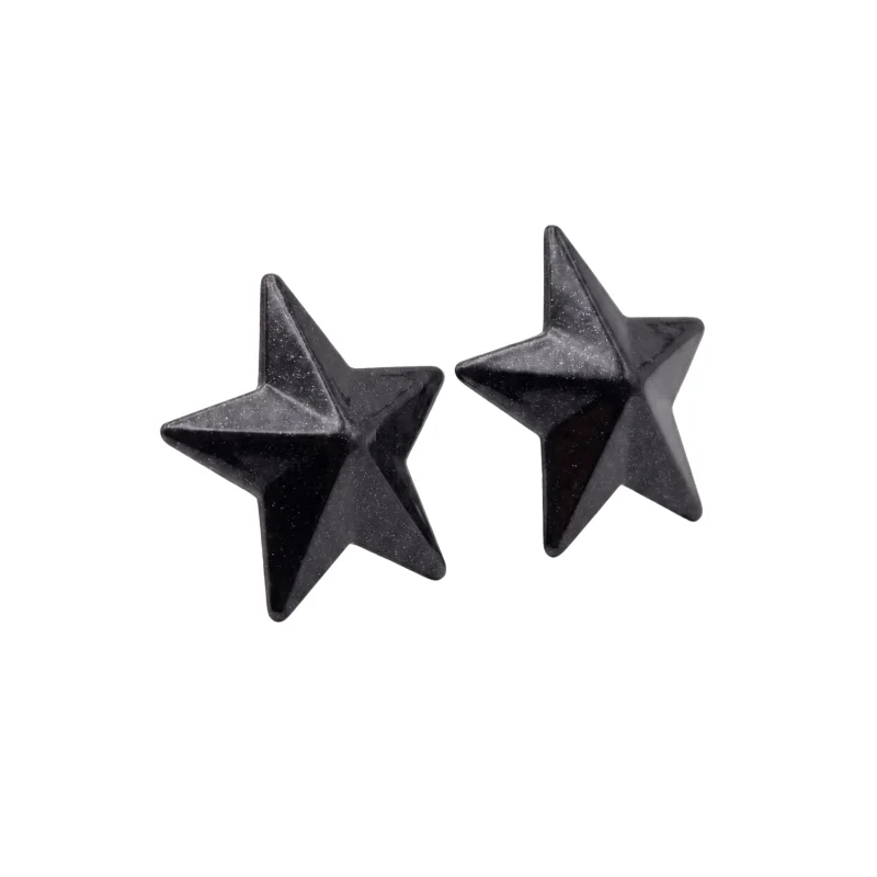 Nipple Métal noir Cache tétons d'étoile