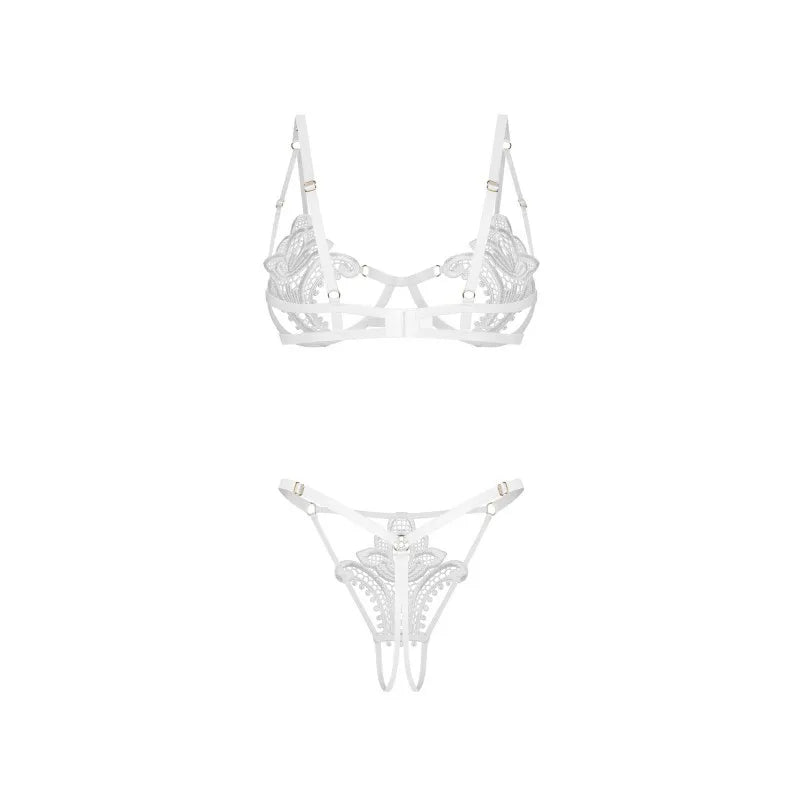 Luise Sublim ensemble ouvert 2 pièces - Blanc