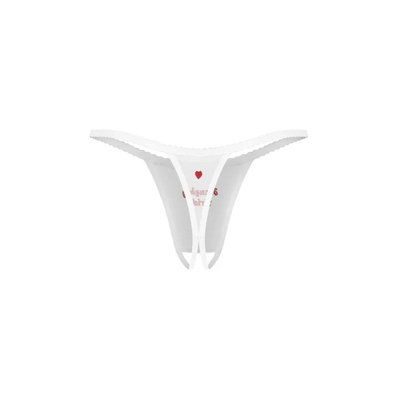 Weddya Bride string ouvert blanc