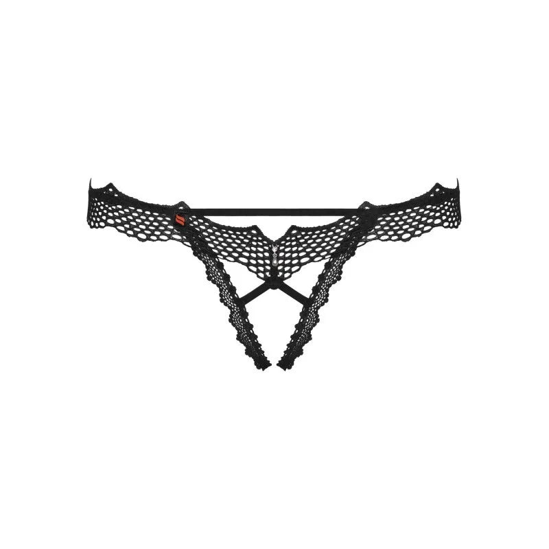 Bravelle String ouvert - Noir
