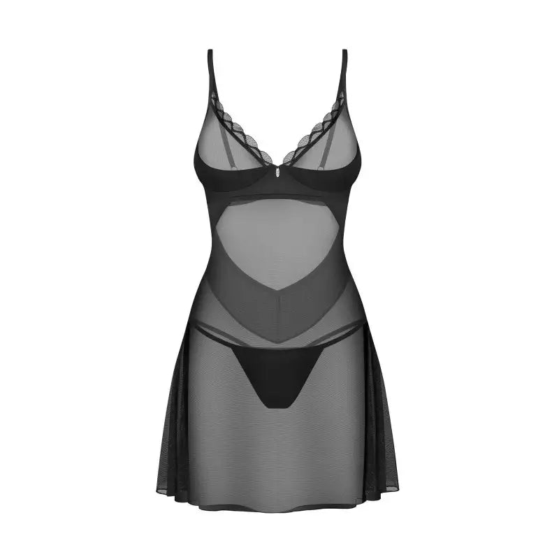 Stelisa nuisette et string - Noirs