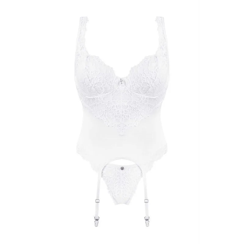 Corset et string blanc Amor Blanco