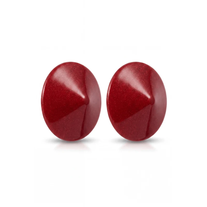 Nipple Métal rouge Cache tétons cône