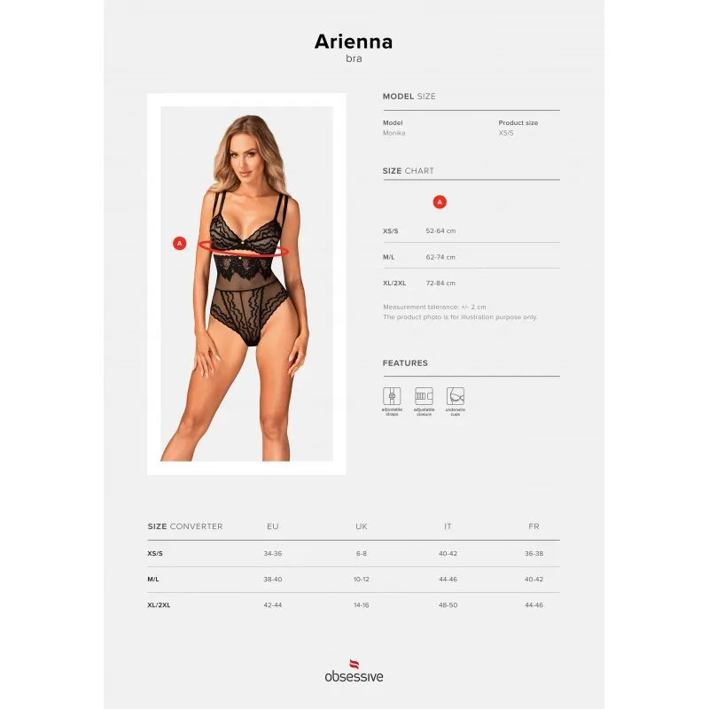 Arienna soutien-gorge noir