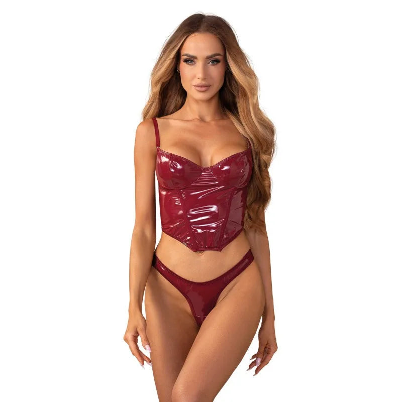 Redya Corset et string rouge
