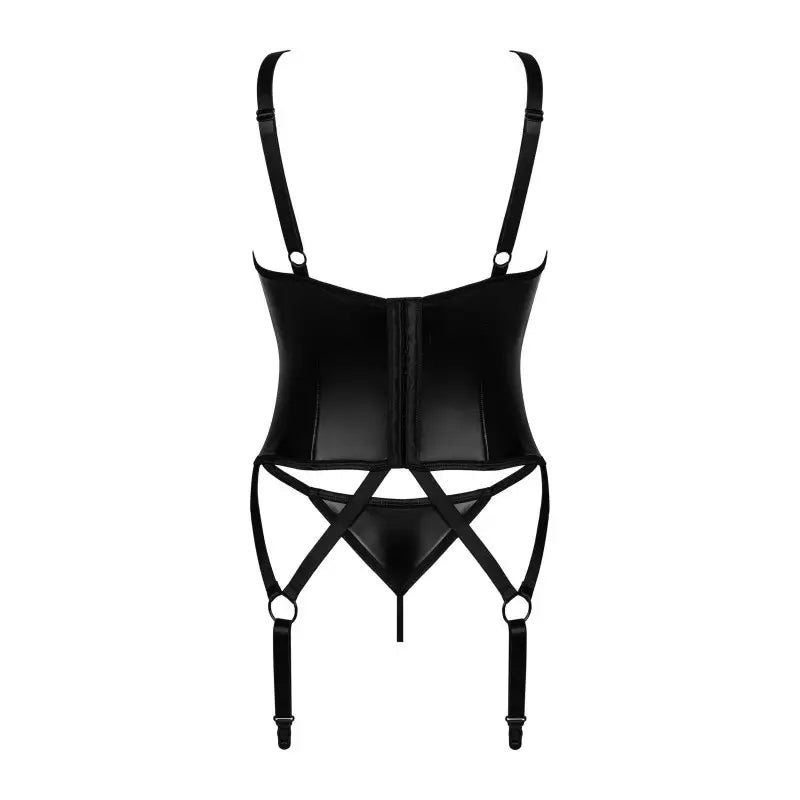 Armares guêpière et string - Noir