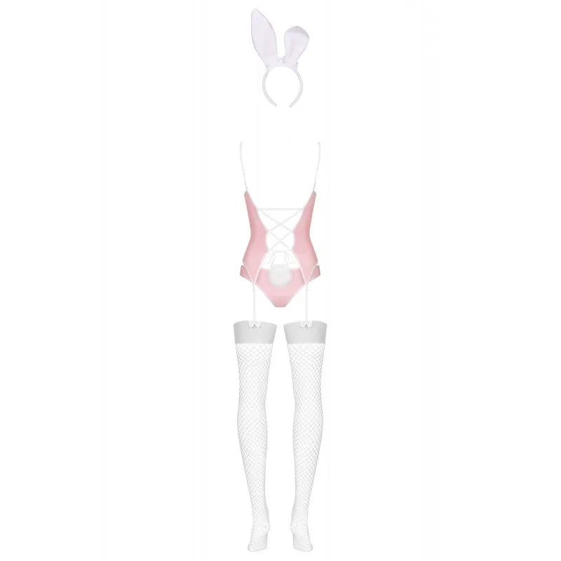Bunny suit Costume Lapin 4 pcs rose 