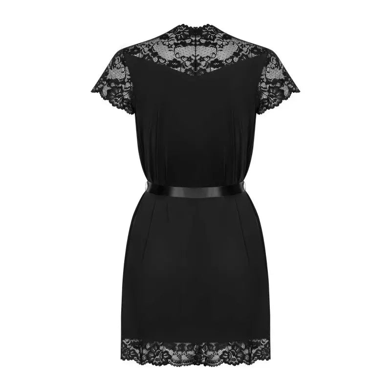 810-PEI-1 Peignoir - Noir