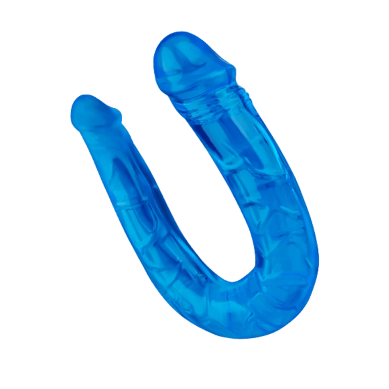 Double Dong Flexible Bleu Pocket Pleasure + 1 dosette de lubrifiant