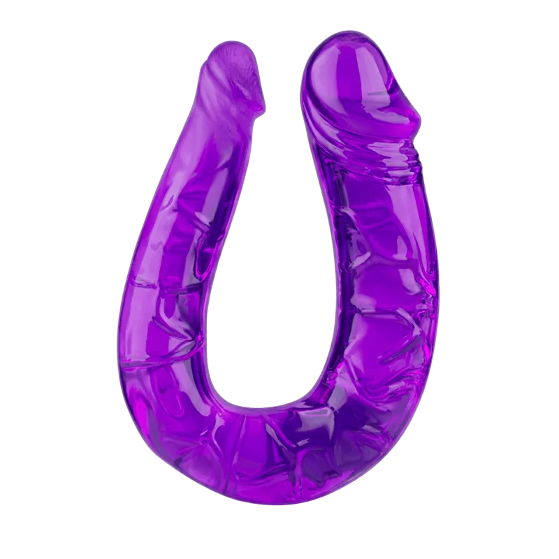 Double Dong Flexible Violet Pocket Pleasure + 1 dosette de lubrifiant