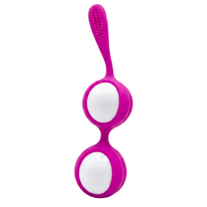 Boules de Geisha Fuchsia Silicone + 1 dosette lubrifiant — Pocket Pleasure