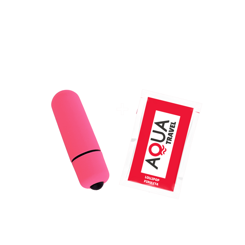 Mini Vibromasseur Bullet Rose + 1 dosette lubrifiant — Pocket Pleasure