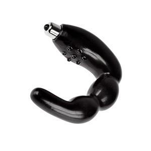 Stimulateur de Prostate Vibrant Noir + 1 dosette lubrifiant — Pocket Pleasure