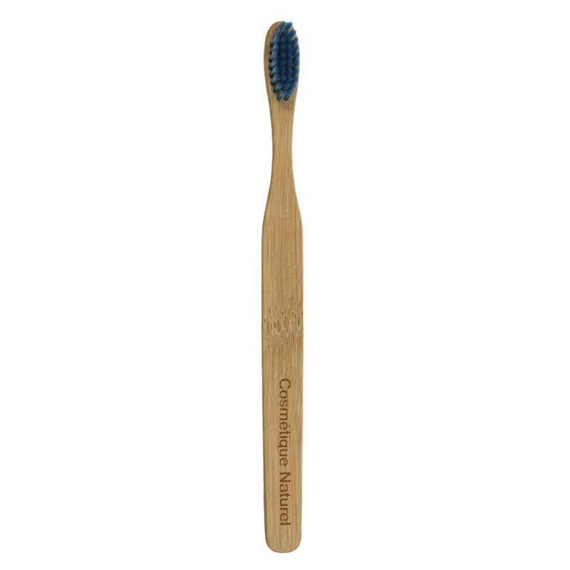 Brosse à Dents Moyenne en Bambou Bleue