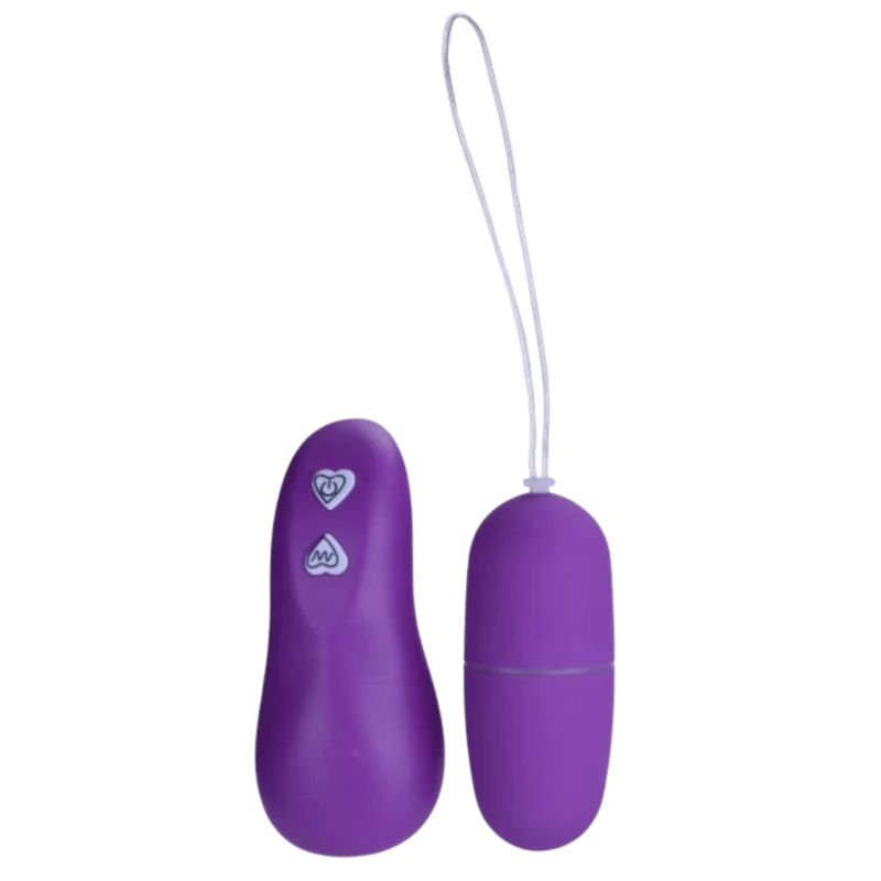 Œuf Vibrant Télécommandé 7 Vitesses Violet + 1 dosette de lubrifiant — Pocket Pleasure