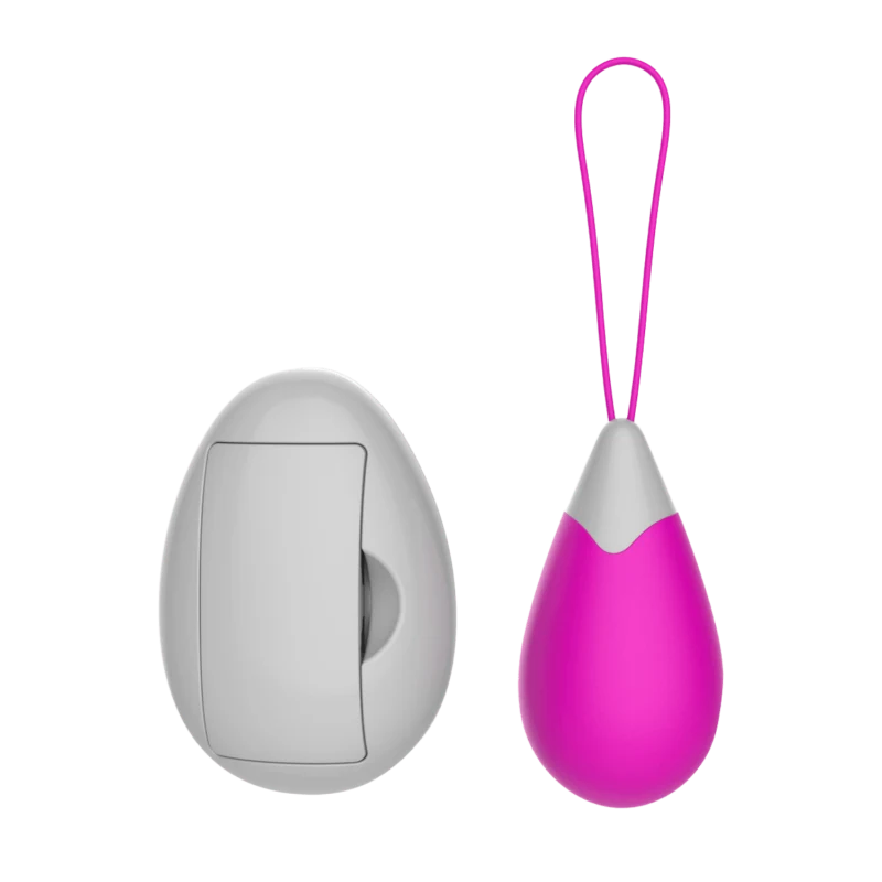 Œuf Vibrant Télécommandé 10 Modes Fuchsia + 1 dosette de lubrifiant — Pocket Pleasure