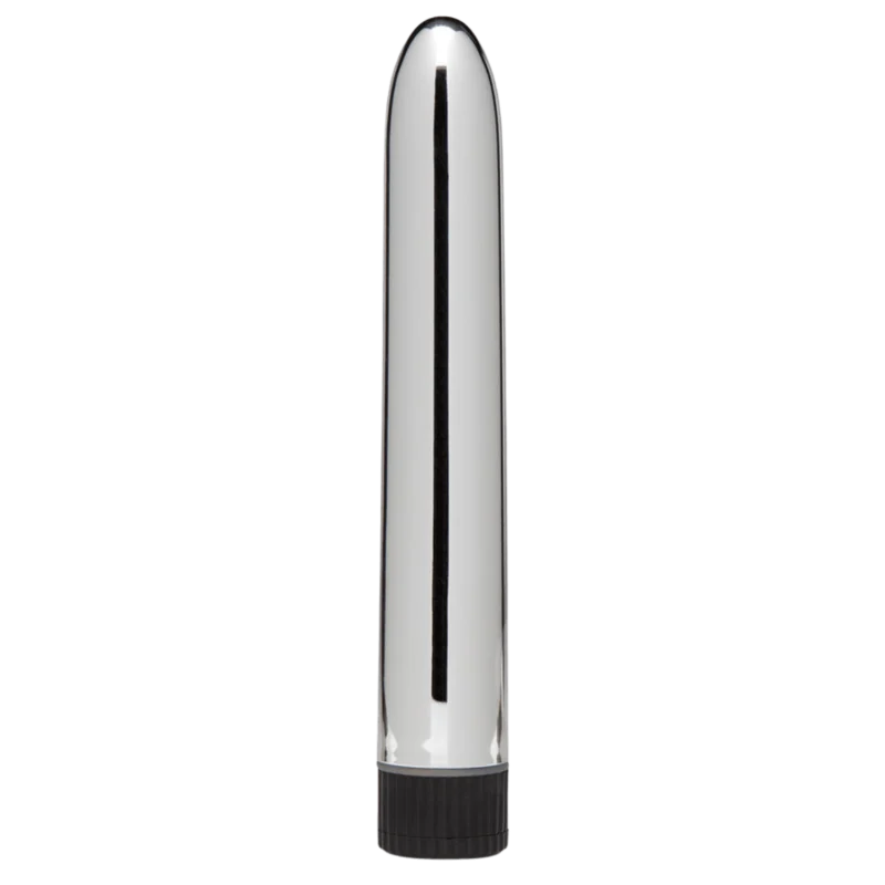 Vibromasseur Classique Argenté + 1 dosette de lubrifiant — Pocket Pleasure