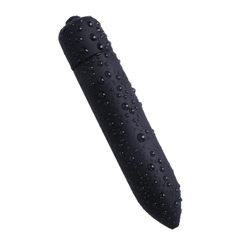 Mini Vibromasseur Bullet Noir 10 Vitesses + 1 dosette de lubrifiant — Pocket Pleasure