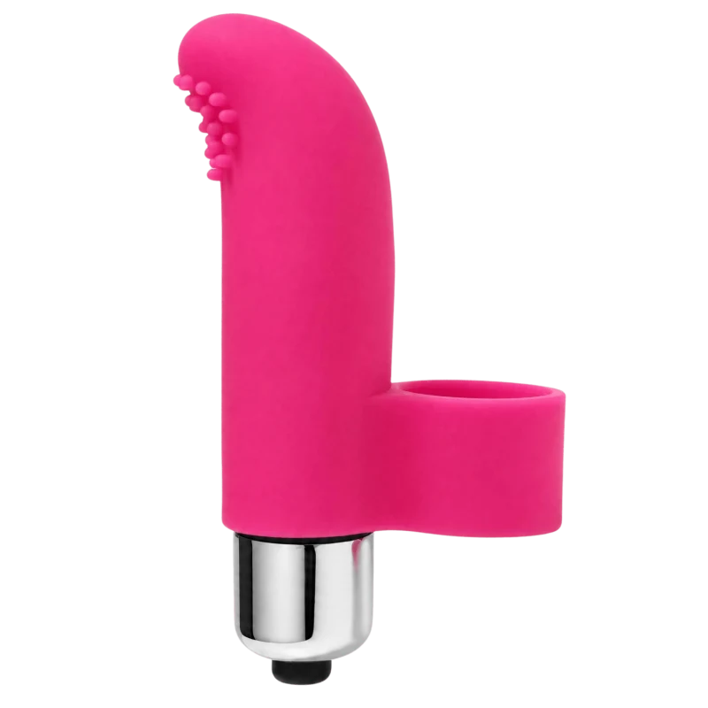 Doigt Chinois Vibrant Picots Rose + 1 dosette de lubrifiant — Pocket Pleasure