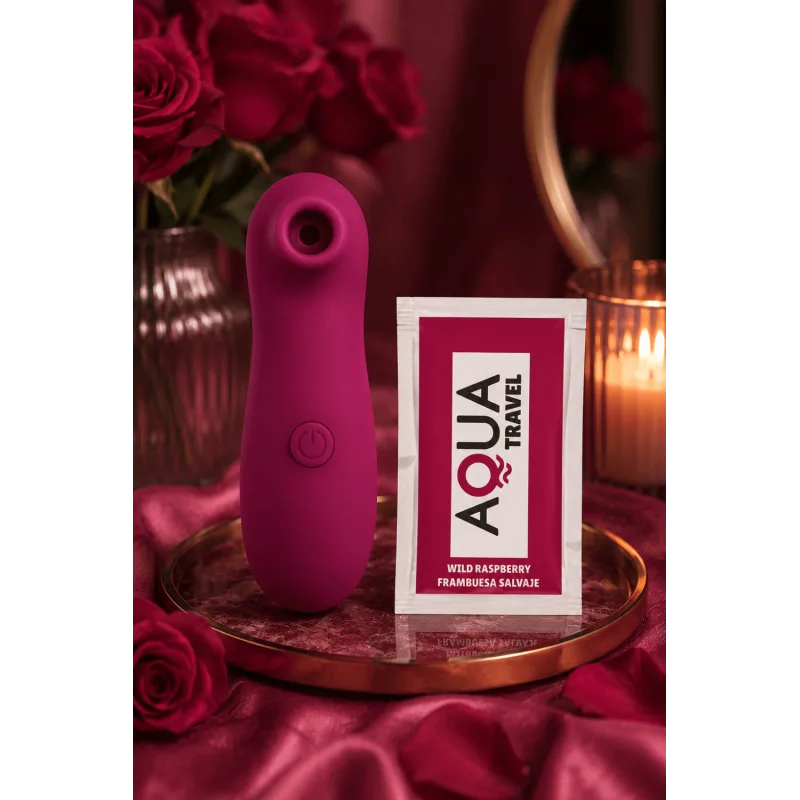 Stimulateur Clitoridien Sans Contact Violet + 1 dosette de lubrifiant — Pocket Pleasure