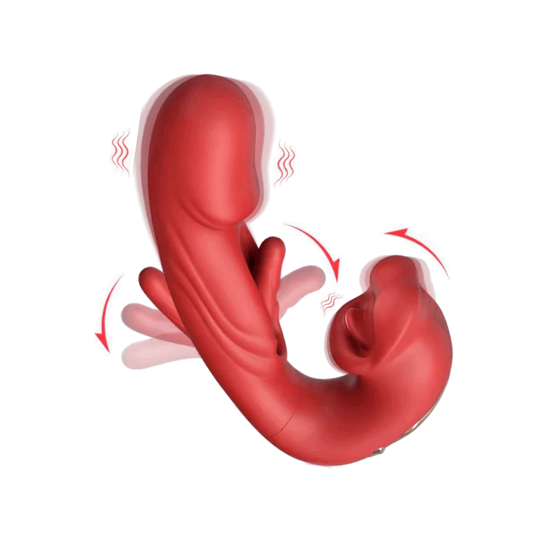 PARADISE — Vibromasseur avec Stimulateur de Clitoris | Coeur Ardent