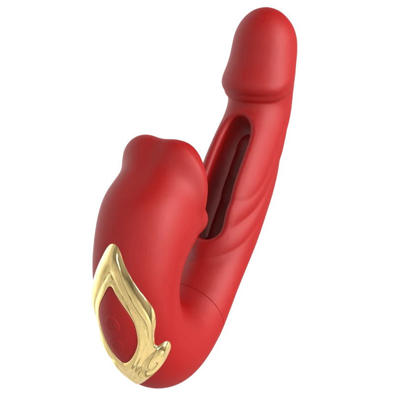 PARADISE — Vibromasseur avec Stimulateur de Clitoris | Coeur Ardent