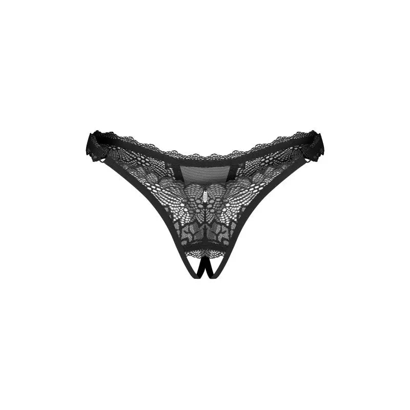 Deina more string ouvert noir