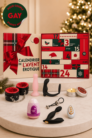 Calendrier de l'Avent érotique couple gay 2026 – 24 surprises