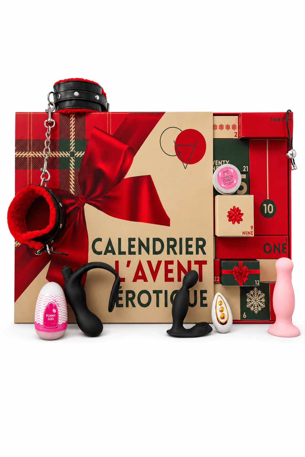 Calendrier de l'Avent érotique couple gay 2026 – 24 surprises
