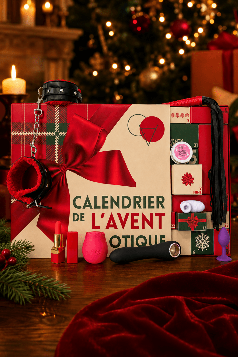 Calendrier de l'Avent érotique couple lesbien 2026 – 24 surprises