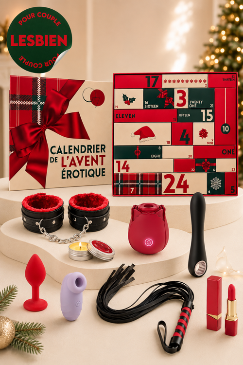 Calendrier de l'Avent érotique couple lesbien 2026 – 24 surprises