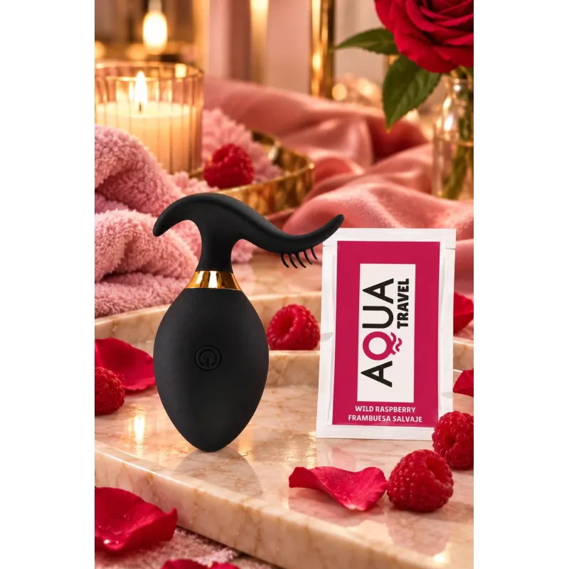 Œuf Vibrant Noir Télécommandé USB + 1 dosette de lubrifiant — Pocket Pleasure