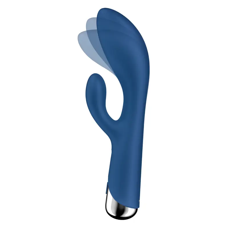 Vibromasseur bleu avec poignée, offrant une stimulation sensorielle et une satisfaction durable pour des moments intimes inoubliables.