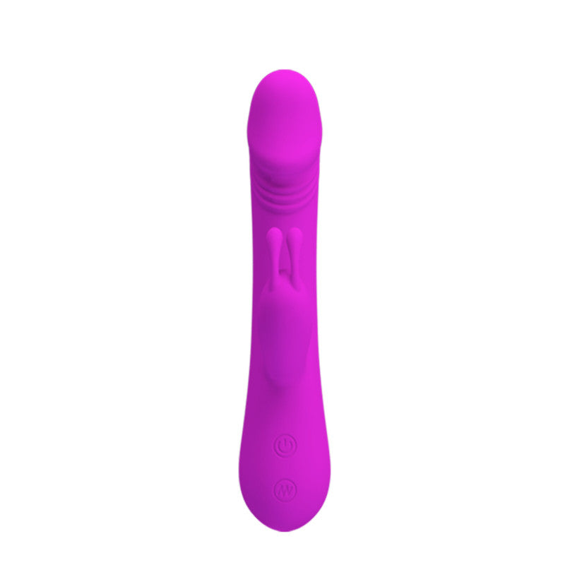 Clement, vibromasseur rabbit silicone avec 30 modes de vibration